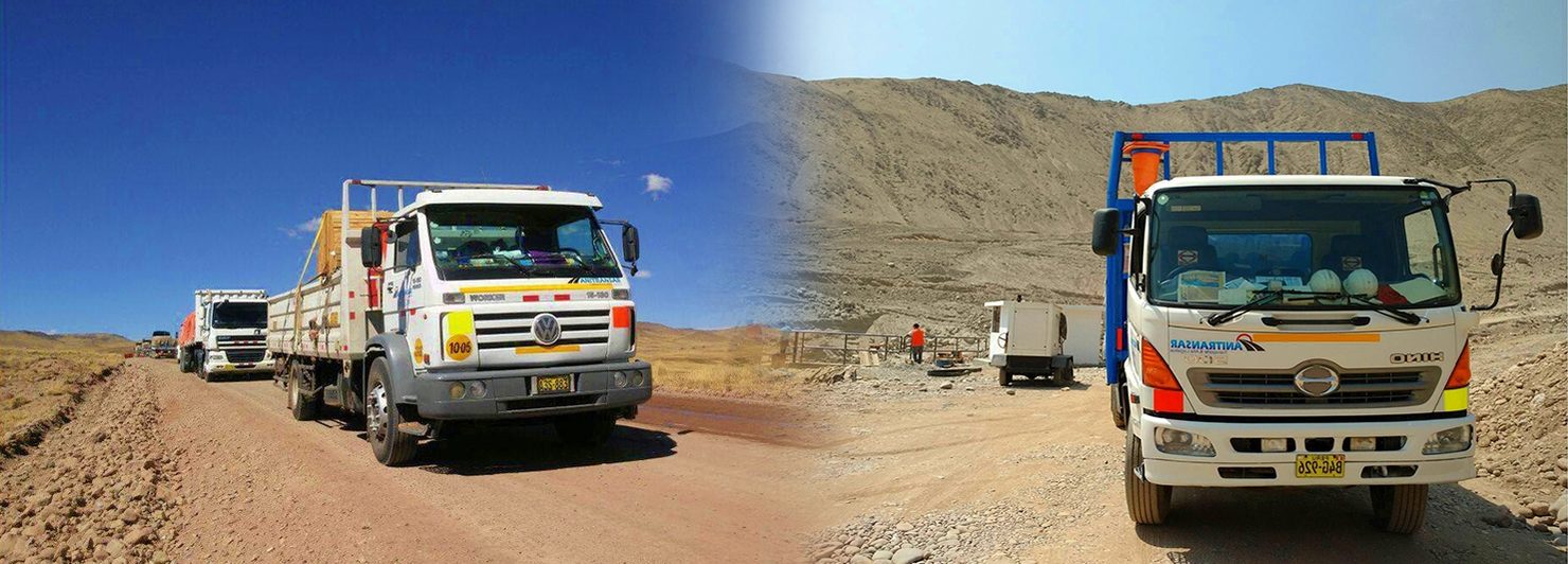 Unidades de ANITRANSAR en operación minera de altura
